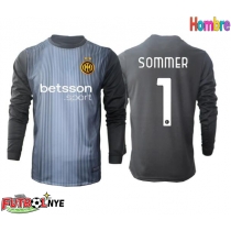 Camiseta Inter Milan Yann Sommer #1 Portero Primera Equipación 2025-26 manga larga